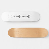 Nothing Personal Kanji Skateboard (Horizontaal)
