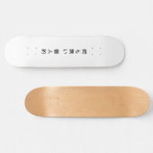 Nothing Personal Kanji Skateboard (Horizontaal)