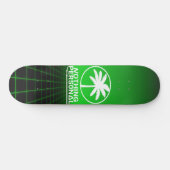 Nothing Personal Synthwave Grid Skateboard (Horizontaal)