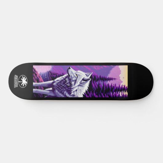 Nothing Personal Twilight Wolf Skateboard (Horizontaal)