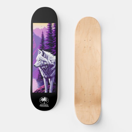 Nothing Personal Twilight Wolf Skateboard (Voorkant)