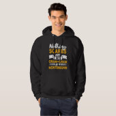 Nothing Scares Me My Gram Gram Is Montenegrin Hoodie (Voorkant volledig)