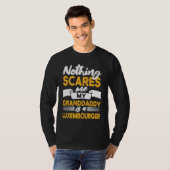 Nothing Scares Me My Granddaddy Is Luxembourger T-shirt (Voorkant volledig)