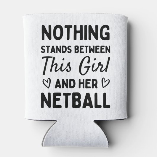 Nothing stands between this girl and her netball. blikjeskoeler (Achterkant)
