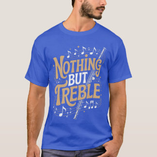 Nothingreble Marching Band Muzikant Fluitist Fluit T-shirt