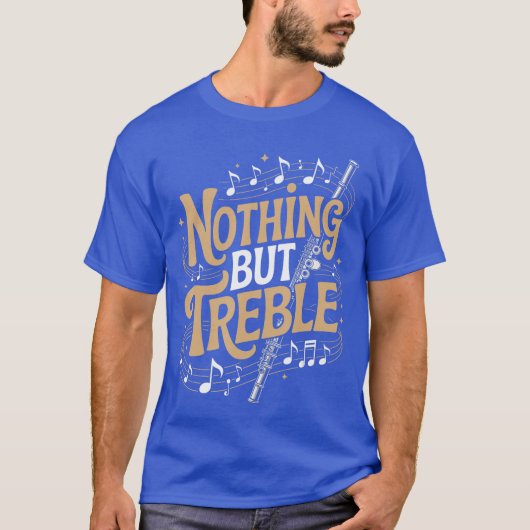 Nothingreble Marching Band Muzikant Fluitist Fluit T-shirt (Voorkant)