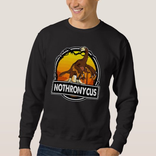 Nothronycus Dinosaur Prehistorische Dinosauriërs Trui (Voorkant)