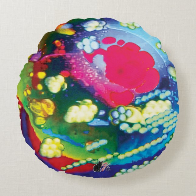 Notie in beweging rond kussen (Voorkant)