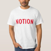 Notie T-shirt (Voorkant)