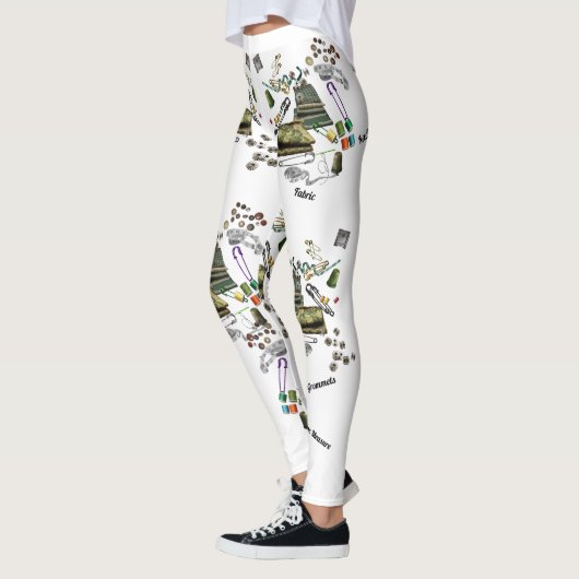 Noties (met script) leggings (Links)