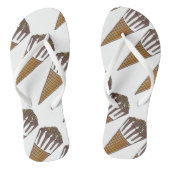 Notige Buddy Chocolade Ijs Sweet Shoppe Kegel Teenslippers (Voetbed)