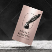 Notional Loan Signing Agent Quill Logo Gold Visitekaartje