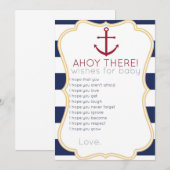 Notische wensen voor Baby Kaart (Voorkant / Achterkant)