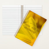 Notitie aan Zelf...Vandaag zal geweldig zijn! Notitieboek (Binnen)