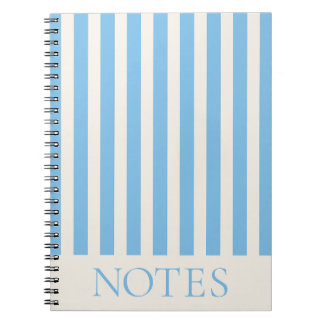 Notitie Blauwe Strepen Notitieboek