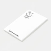 Notitie Olifant Bloem Kleur Post-it Notitie Post-it® Notes (Schuin)