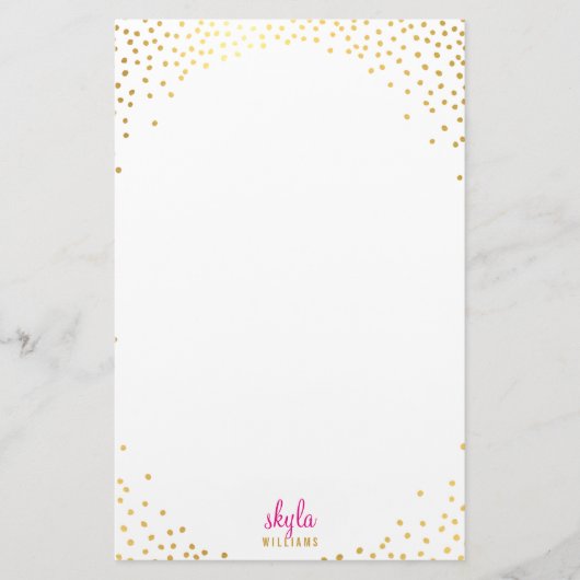 NOTITIE PAPIER glamoureuze rustieke gouden folie c (Voorkant)