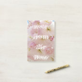 notitie van de baas post-it briefjes Roze Bloesem Post-it® Notes (Op bureau)