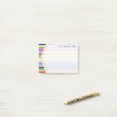Notitie van kunstdocent Persoonlijke plakbriefjes Post-it® Notes (Op bureau)