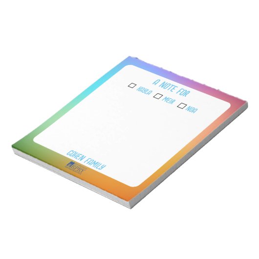 Notitieblok (Linkerzijde)