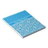 Notitieblok aan Personalisatie: Polkas, Daisies, b (Schuin)