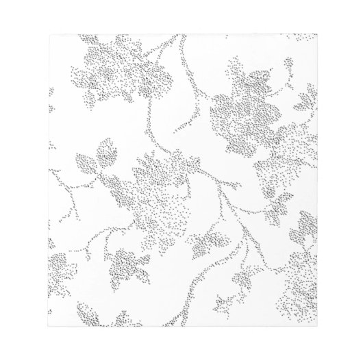 Notitieblok | Aangepaste bloemen | 40 scheurblaadj (Voorkant)
