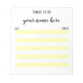 Notitieblok Aangepaste checklist voor kantoorbenod (Voorkant)