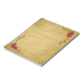 Notitieblok aardbeien in het land (Linkerzijde)