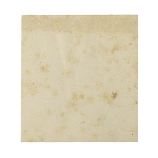 Notitieblok Antiek Gediend papier van 1870 (Voorkant)