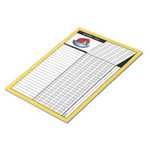 Notitieblok Apple A+ Yellow Teachers' Grade Sheets