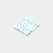 Notitieblok Blauwe Zwemmen Post-it® Notes (Schuin)