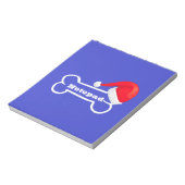 Notitieblok Blue Santa Hat Bone (Linkerzijde)