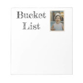 Notitieblok Bucket List (Voorkant)
