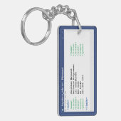 Notitieblok Coder Format Computer Programmer Scien Sleutelhanger (Voorkant Links)