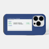 Notitieblok Coder Programmer Format Computer Scien iPhone Hoesje (Achterkant horizontaal)
