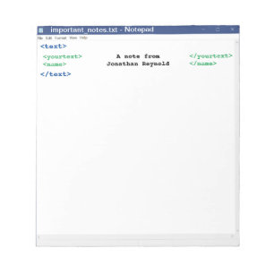 Notitieblok Computerwetenschapper Programmeur Code