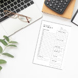 Notitieblok dagagenda<br><div class="desc">Dagelijks Notitieblok.</div>