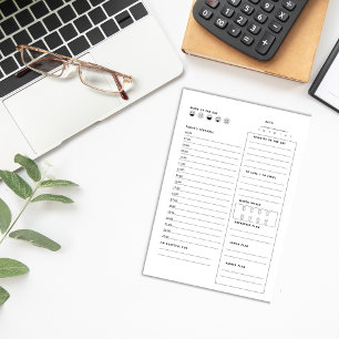 Notitieblok dagagenda