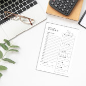 Notitieblok dagagenda