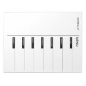 Notitieblok Dagelijks menu en lijst van winkels (Voorkant)