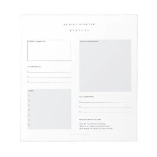 NOTITIEBLOK DAGELIJKSE PLANNER