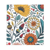 Notitieblok: Daisy Delight Dazzling: een Floral Mo Notitieblok (Voorkant)