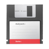 Notitieblok diskettestation (Voorkant)
