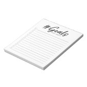 Notitieblok doelen met checkboxes (Linkerzijde)