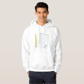 Notitieblok en potlood Mannen hoodie (Voorkant volledig)