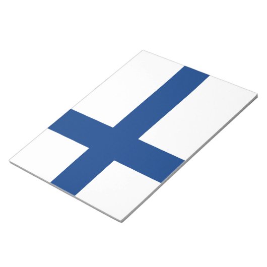 Notitieblok Finse vlag (Finland) (Schuin)