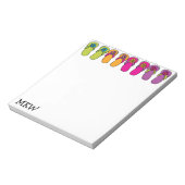 Notitieblok Flip Flop (Linkerzijde)