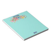 Notitieblok (Floral Blue-Notes2) RFPMDesigns 2024 (Schuin)