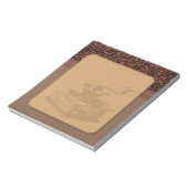 Notitieblok gebrand koffie (Linkerzijde)