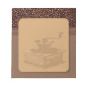 Notitieblok gebrand koffie (Voorkant)